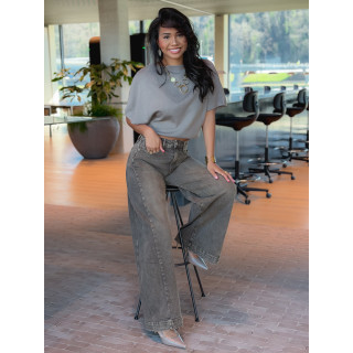 Blouse Flore - Taupe