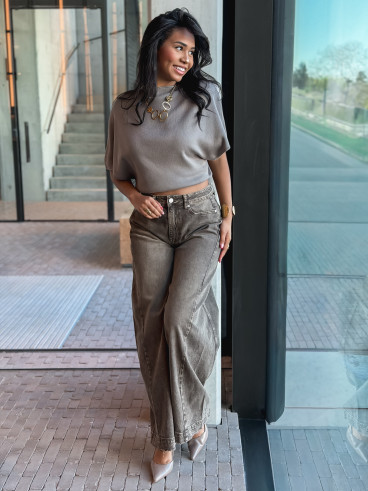 Blouse Flore - Taupe