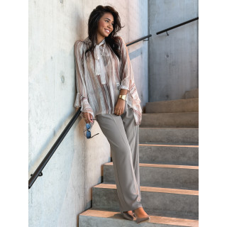 Blouse lignée Evoryne - Beige