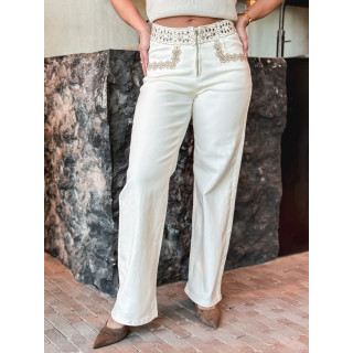 Jeans Milona - Crème