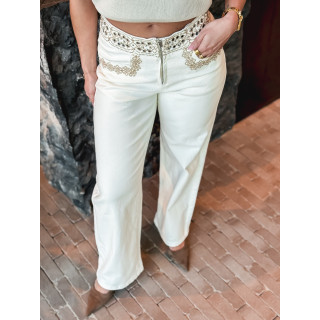 Jeans Milona - Crème