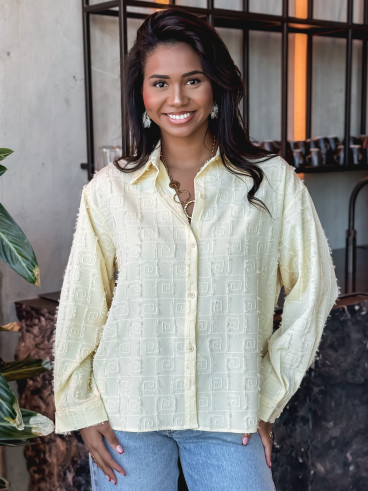 Chemise Myriam - Jaune beurre