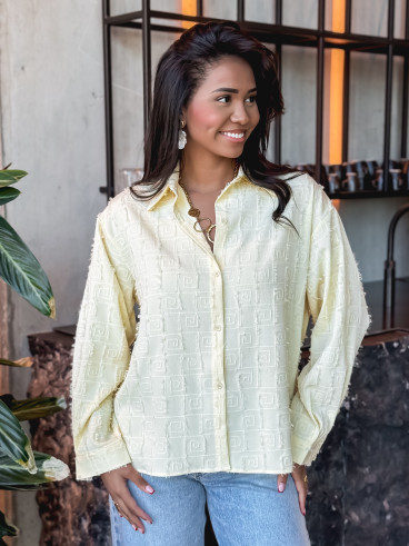 Chemise Myriam - Jaune beurre