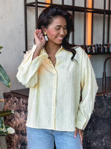 Chemise Myriam - Jaune beurre