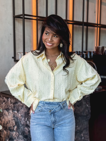 Chemise Myriam - Jaune beurre
