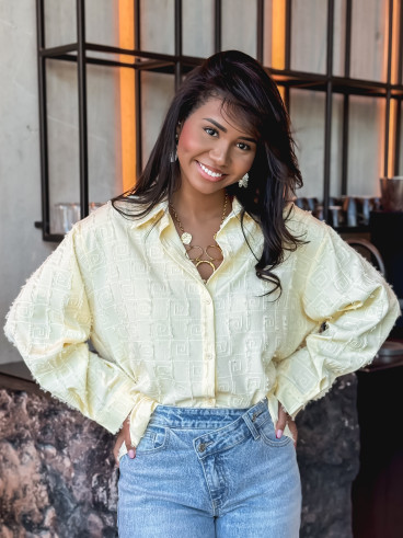 Chemise Myriam - Jaune beurre