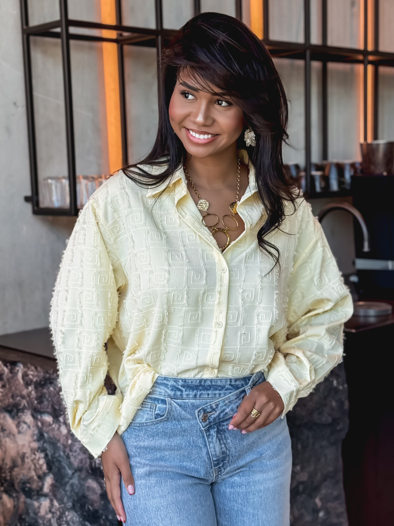 Chemise Myriam - Jaune beurre