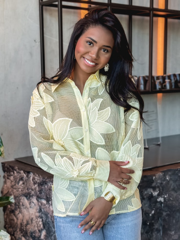 Chemise Orélya - Jaune