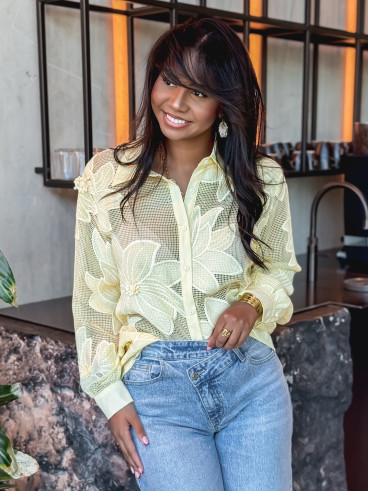 Chemise Orélya - Jaune