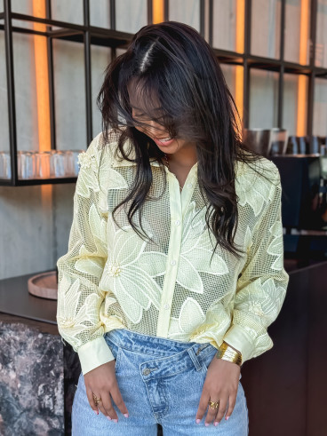 Chemise Orélya - Jaune
