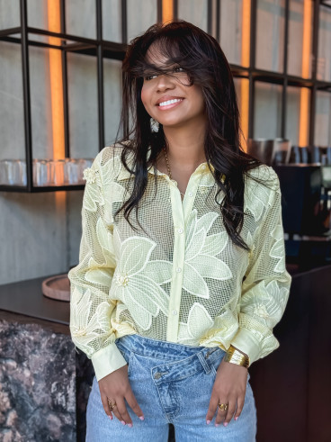 Chemise Orélya - Jaune