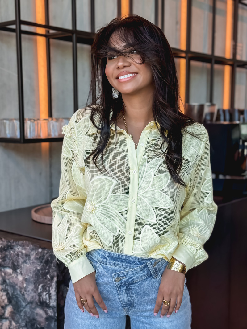 Chemise Orélya - Jaune