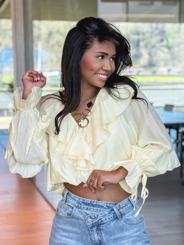 Blouse Gina - Jaune
