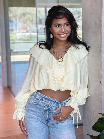 Blouse Gina - Jaune