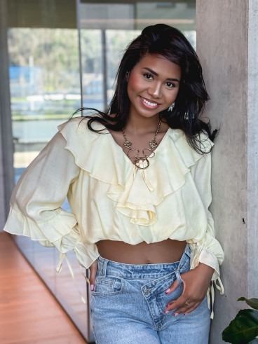 Blouse Gina - Jaune