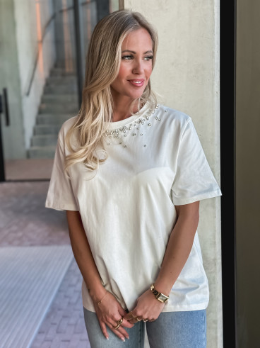 T-shirt Elzena - Blanc