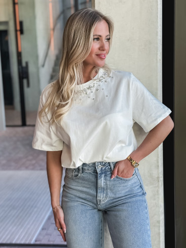 T-shirt Elzena - Blanc