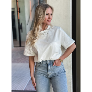 T-shirt Elzena - Blanc