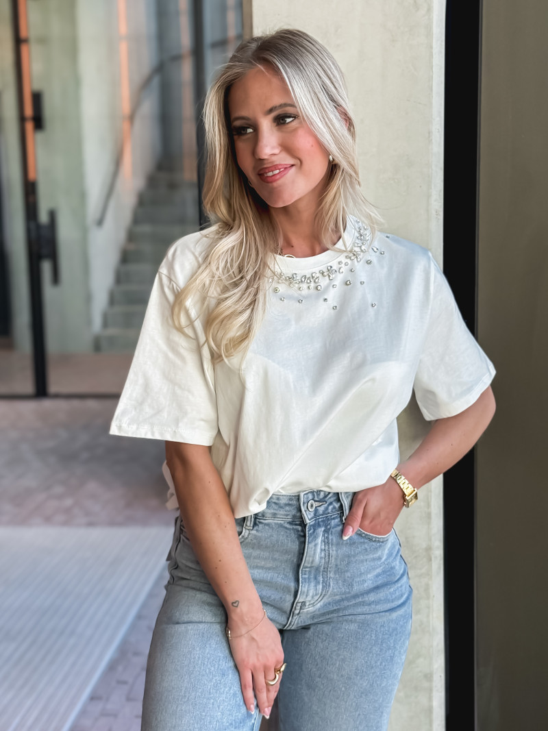 T-shirt Elzena - Blanc