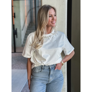 T-shirt Elzena - Blanc