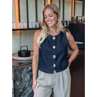 Gilet Sans manches Annely - Bleu Marine