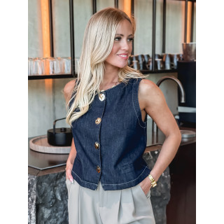 Gilet Sans manches Annely - Bleu Marine