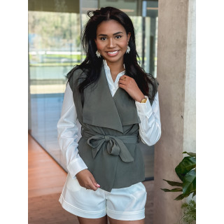 Veste sans manches Mélissa - Kaki