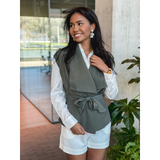 Veste sans manches Mélissa - Kaki