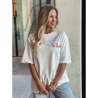 T-shirt "St Barth" - Blanc