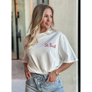 T-shirt "St Barth" - Blanc