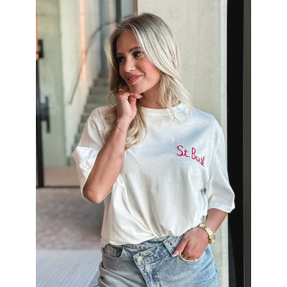 T-shirt "St Barth" - Blanc