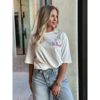 T-shirt "St Barth" - Blanc