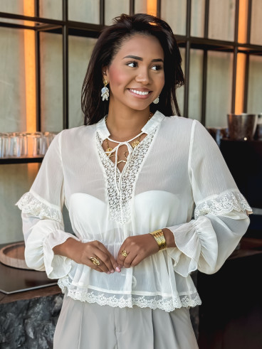 Blouse Javiera - Ecru