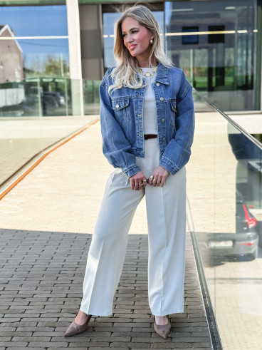 Veste en jeans Olivéana - Bleu