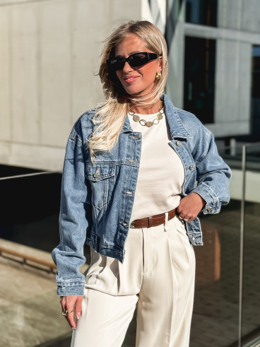 Veste en jeans Olivéana - Bleu