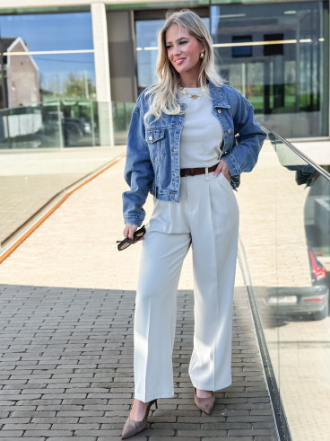 Veste en jeans Olivéana - Bleu