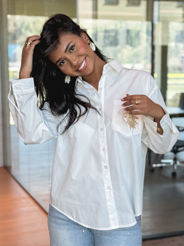 Chemise Soleil - Blanc