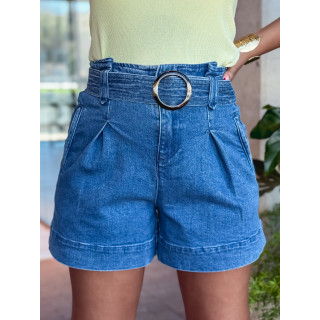 Short en jeans Alexandra - Bleu