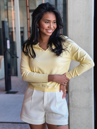 Pull Juliette - Jaune
