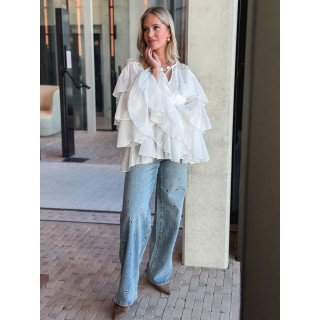 Blouse Lindianna - Blanc