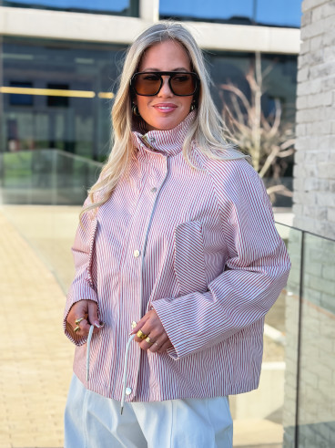 Veste Lignée Violetta - Rouge Veste Lignée Violetta - Rouge