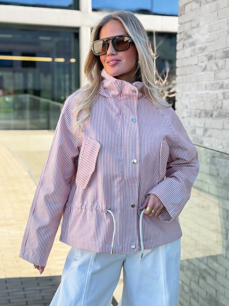 Veste Lignée Violetta - Rouge Veste Lignée Violetta - Rouge