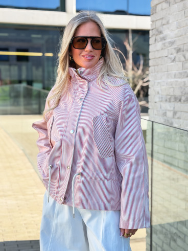 Veste Lignée Violetta - Rouge Veste Lignée Violetta - Rouge