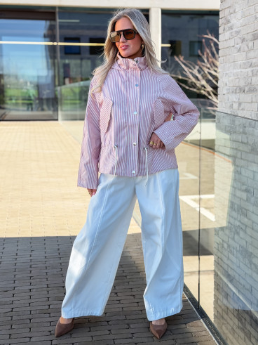 Veste Lignée Violetta - Rouge Veste Lignée Violetta - Rouge