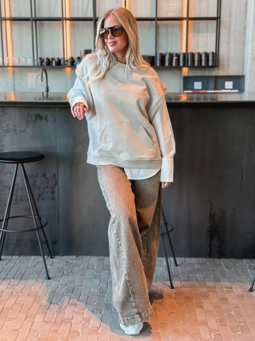 Pull Sans Manches Zélyna - Taupe