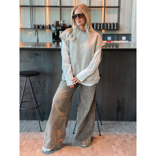 Pull Sans Manches Zélyna - Taupe