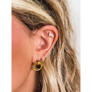 Boucles d'oreilles Garrya - Doré