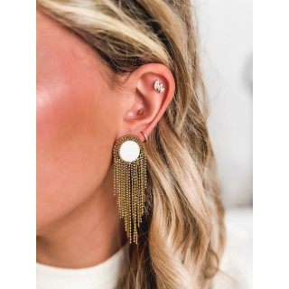 Boucles d'oreilles Pure - Doré