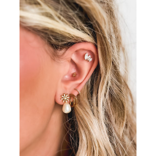 Boucles d'oreilles Pavonie - Doré