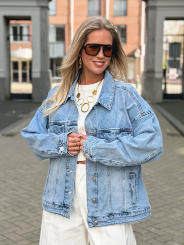 Veste en jeans Bianca - Bleu
